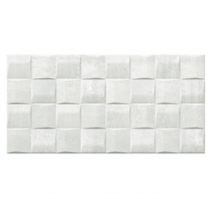 Gemini Keraben Tiles Barrington Art White Ceramic Wall Tiles 50x25