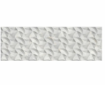Gemini Tiles Nebula White Gloss Decor Tile - 900x300mm
